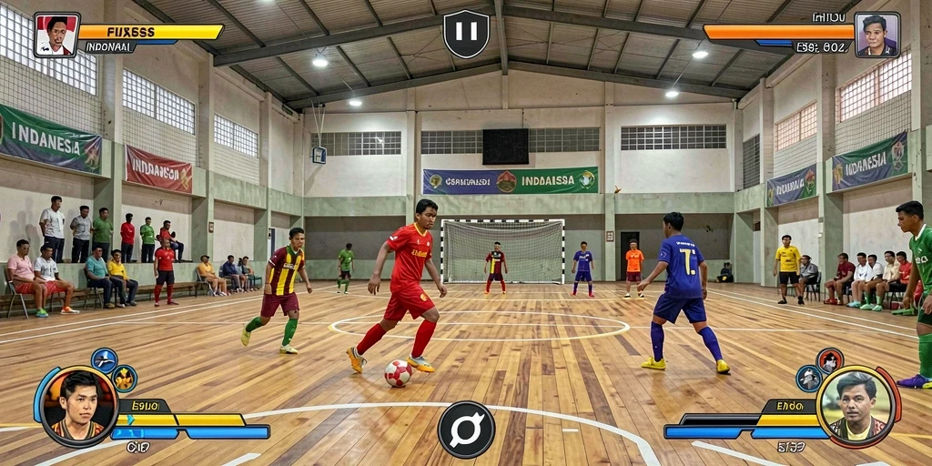 Salah satu pemandangan menakjubkan dalam game.