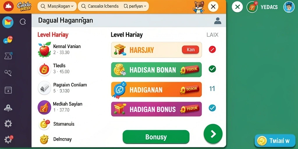 Pengalaman bermain yang mendebarkan dan seru.