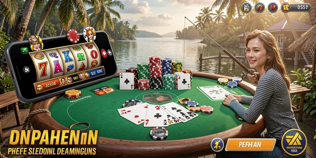 Screenshot menggambarkan mode multiplayer yang sedang berlangsung.