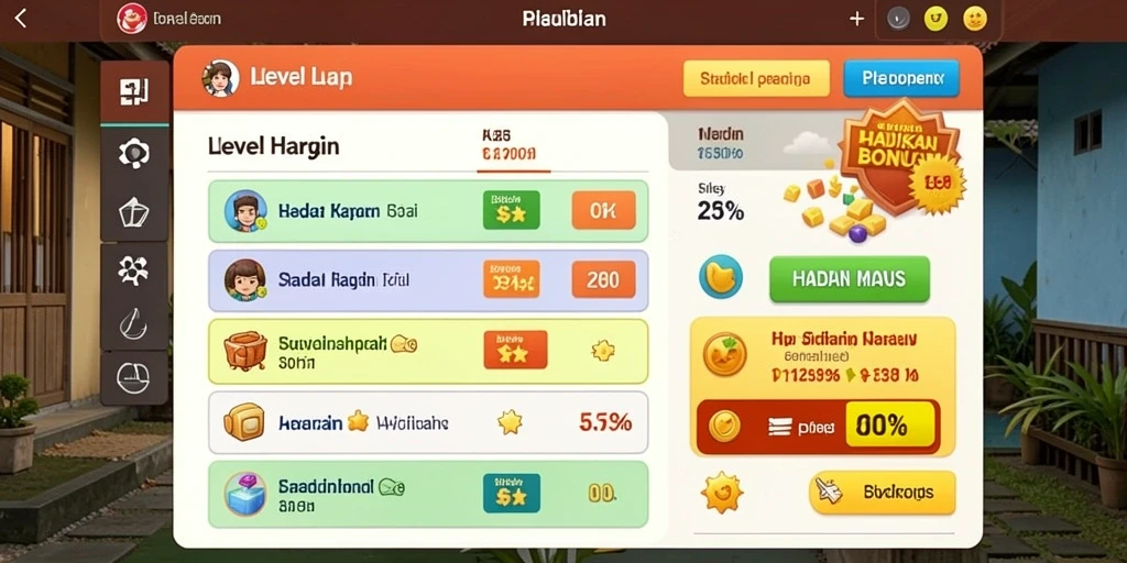 Interaksi sosial dalam komunitas yang aktif.