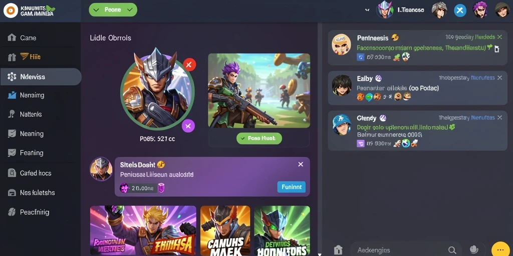Screenshot menunjukkan pertarungan epik melawan monster.
