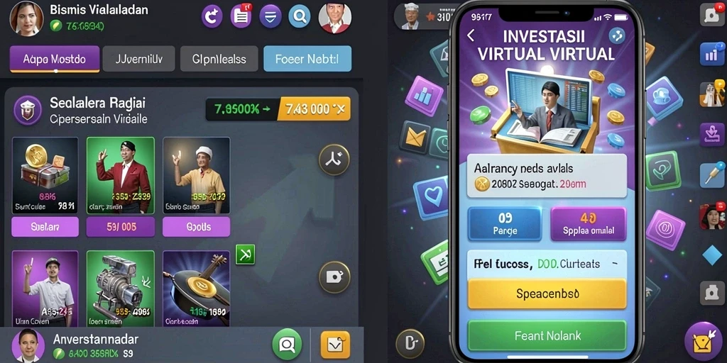 Sistem upgrade yang memuaskan untuk karakter.