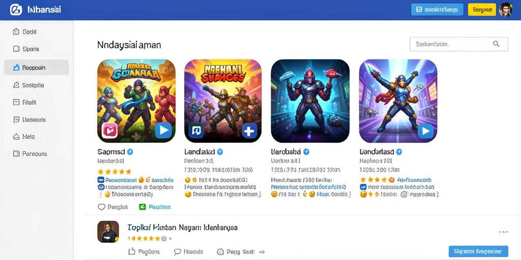 Komunitas aktif untuk berbagi tips dan strategi permainan.